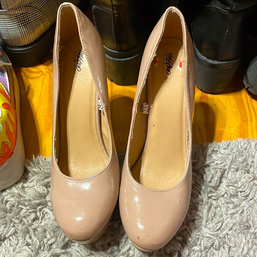 Cream heels